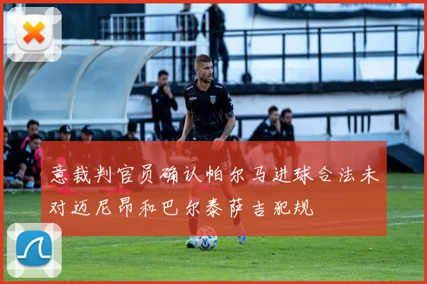 意裁判官员确认帕尔马进球合法未对迈尼昂和巴尔泰萨吉犯规